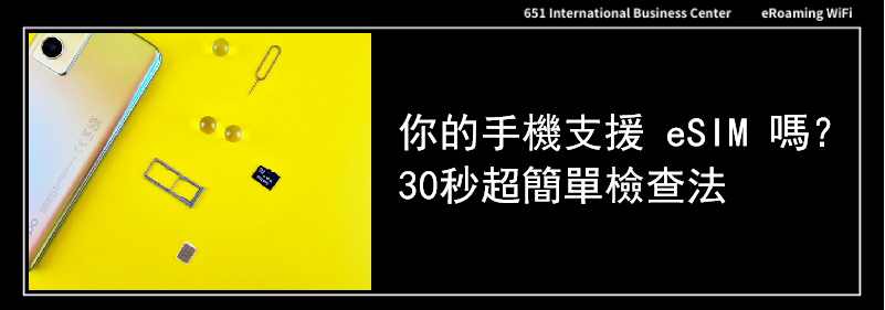 你的手機支援 eSIM 嗎？超簡單檢查法＋出國上網方案懶人包
